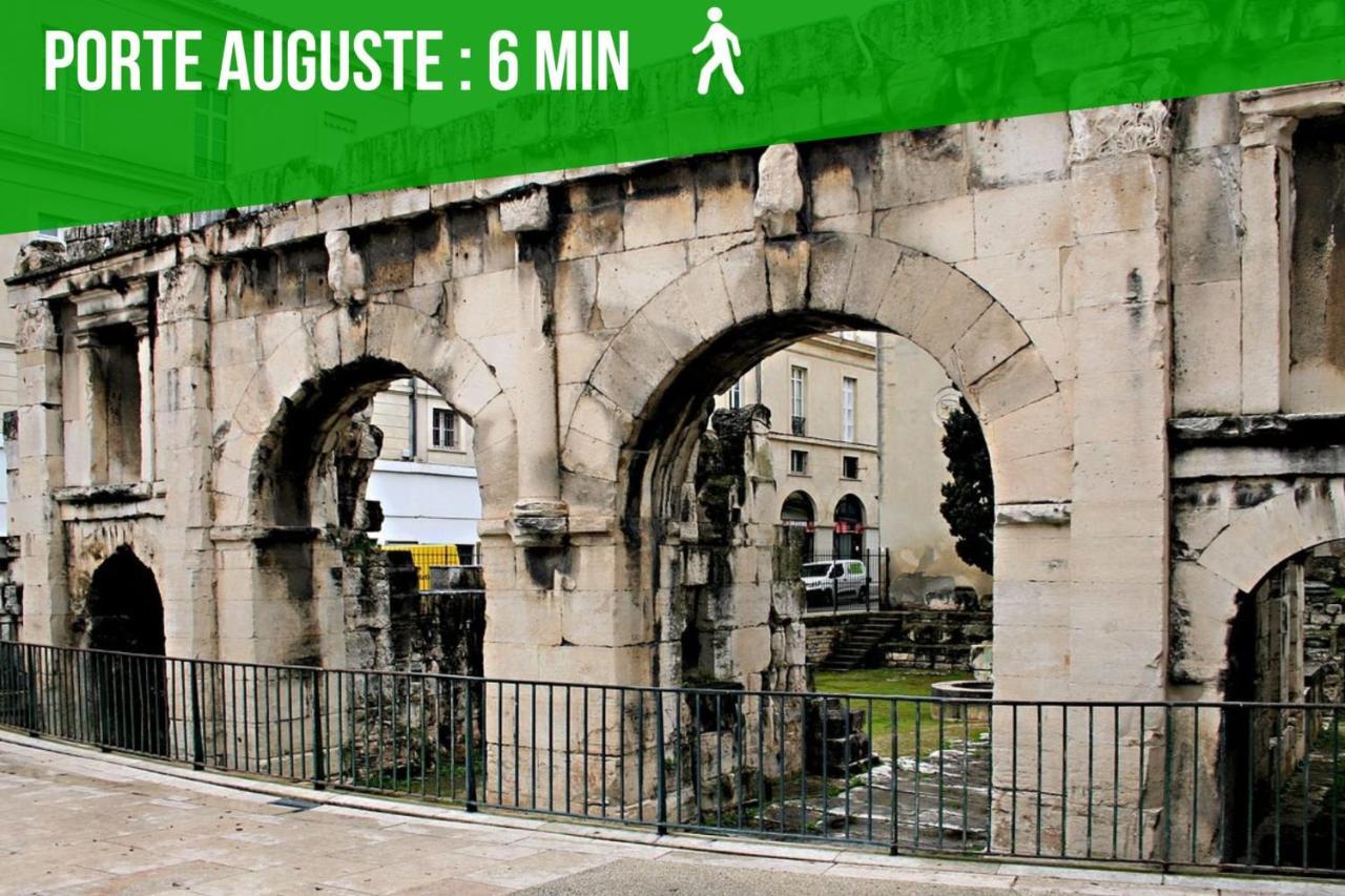 La Balade Nimoise Center Car Park Ac Apartment Nimes Ngoại thất bức ảnh