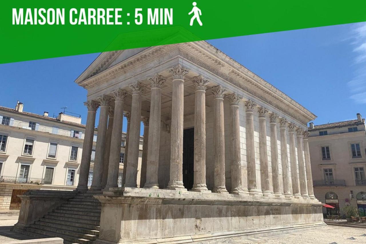 La Balade Nimoise Center Car Park Ac Apartment Nimes Ngoại thất bức ảnh